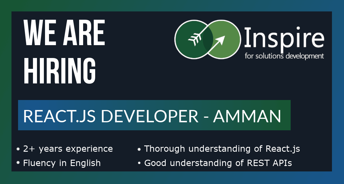 React.js Developer amman