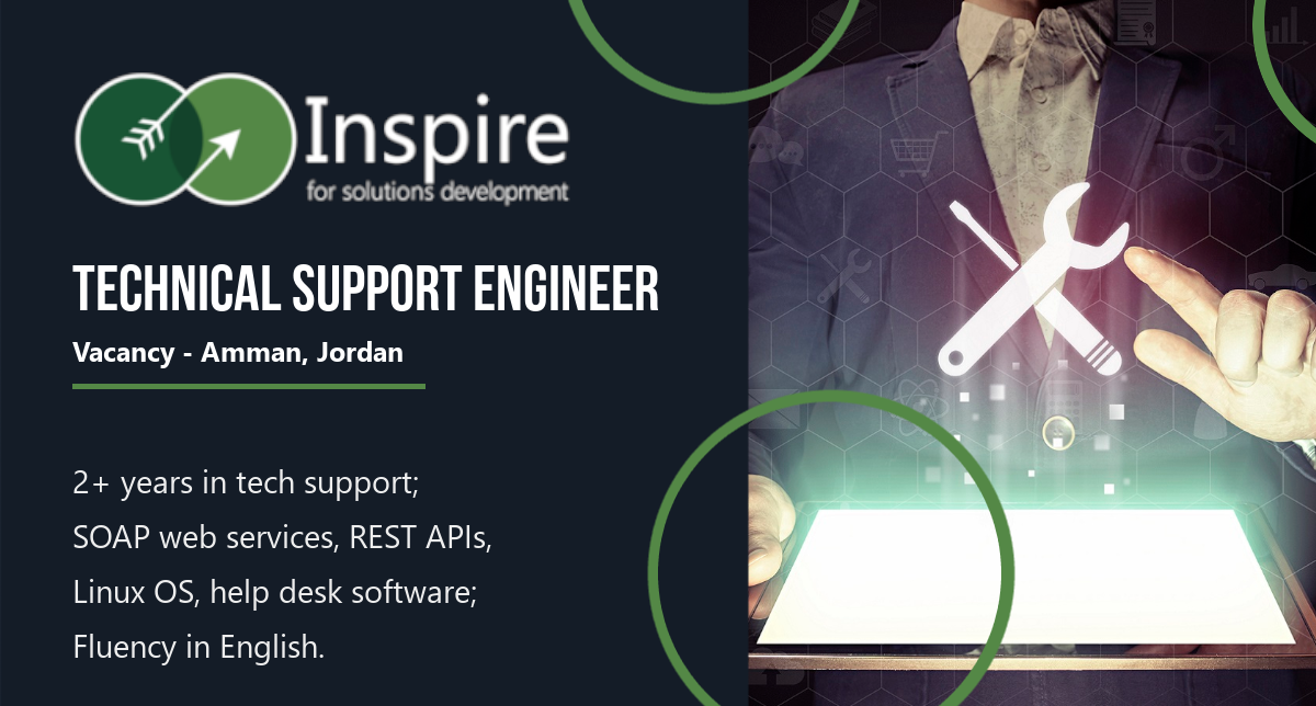 Technical Support Engineer Vacancy in Amman